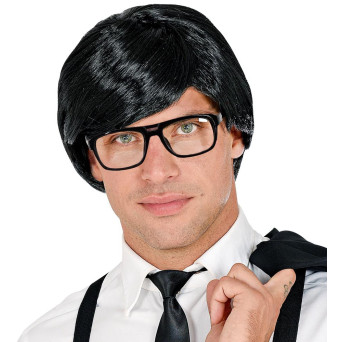 Gafas de color Negro con Lentes para Adulto