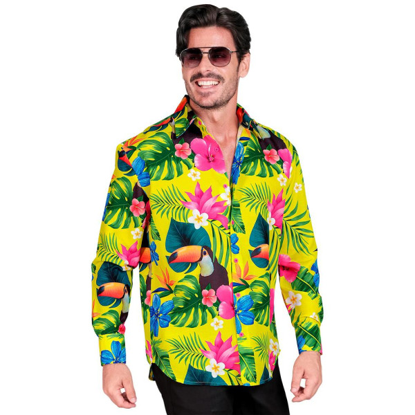 Camisa de Tropicana Neón para Adulto