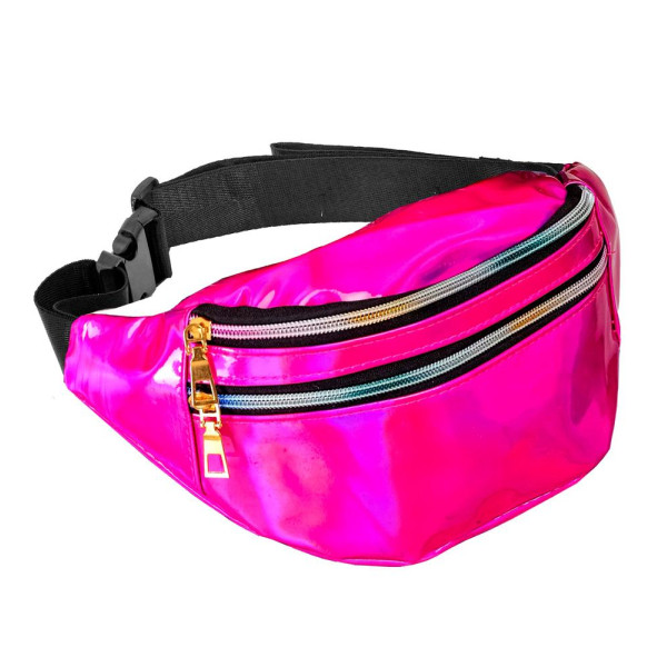 Riñonera de color Rosa Holográfico