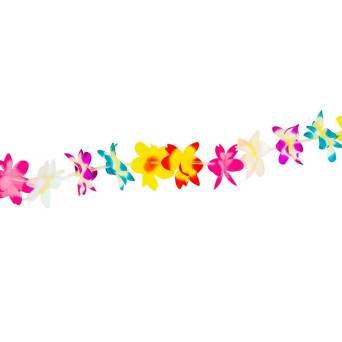 Guirnalda de Flores Multicolor de 3 Metros