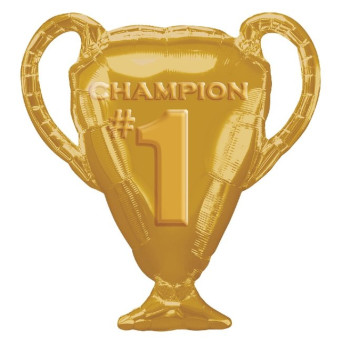 Globo Foil de Copa Champion 1 de 63 Centímetros