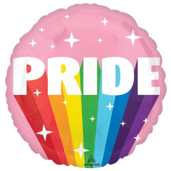 Globo Foil de Explosión Pride LGTBI de 45 Centímetros
