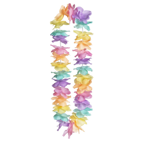 Collar Hawaiano de Lei Pastel Dream