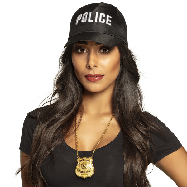 Collar de Policía Especial de color Oro para Adulto