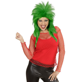 Camiseta de Rejilla de color Rojo para Adulto