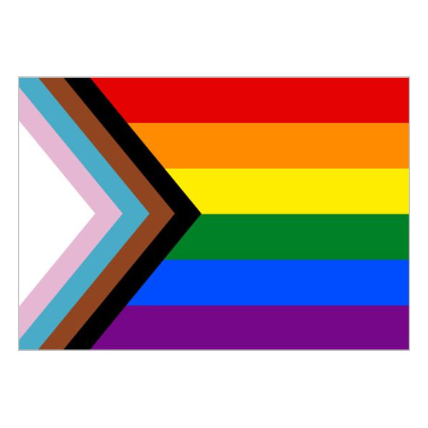 Bandera de LGBTIQ+ de 90 x 150 Centímetros de Poliéster para Interior