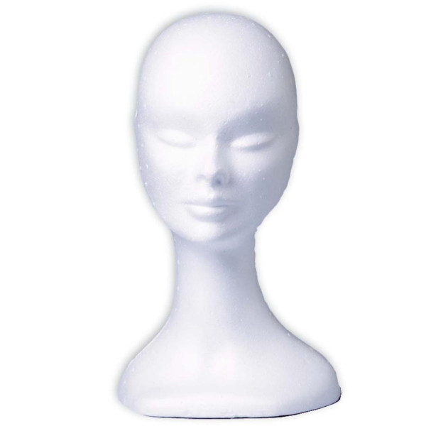 Cabeza Blanca de Poliestireno