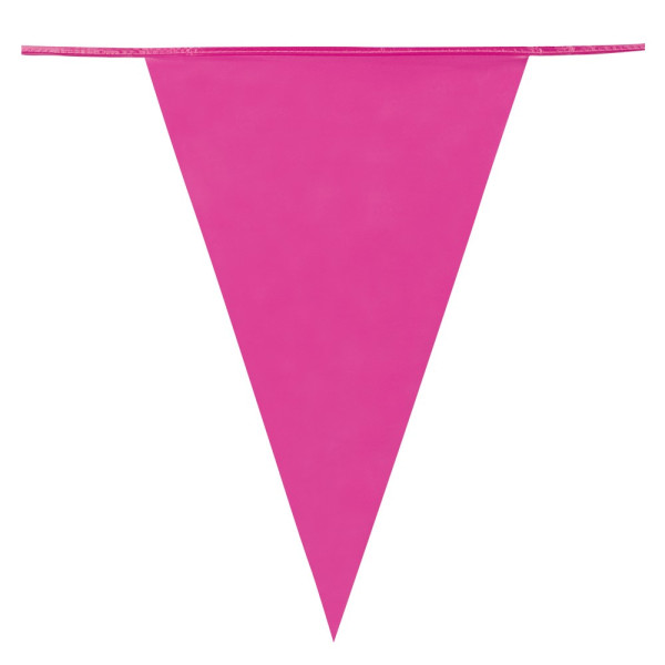 Guirnalda de Banderines de color Rosa de 10 Metros