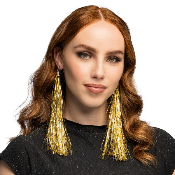 Pendientes de Festival de color Oro para Adulto