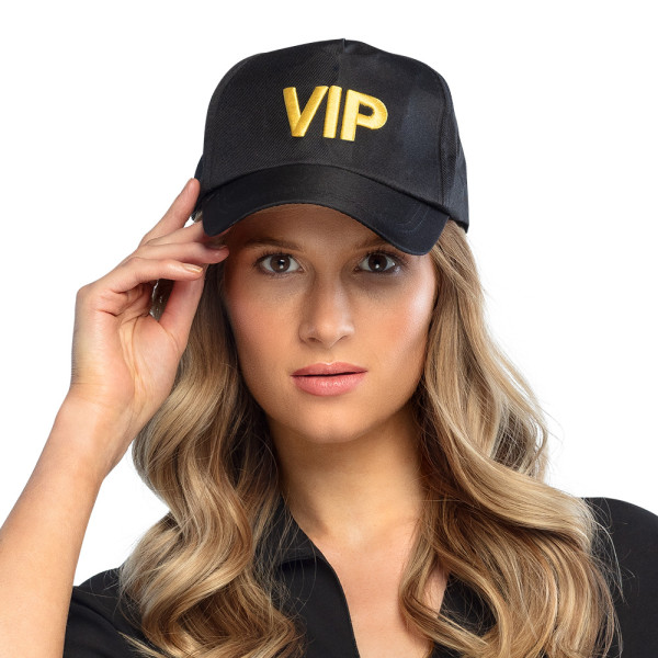 Gorra de VIP de color Negro para Adulto