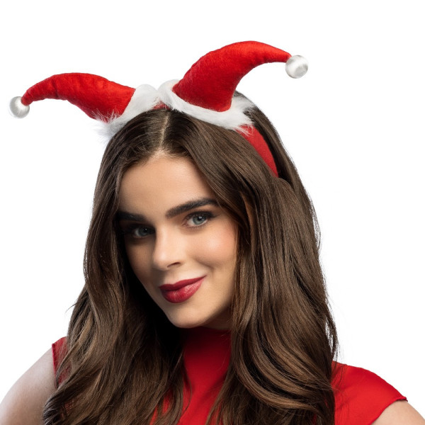 Diadema de Gorro de Papá Noel con Luz
