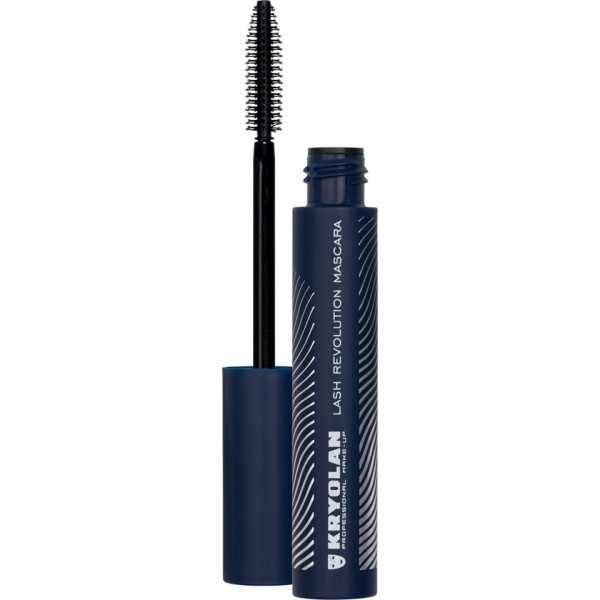 Máscara de Pestañas Lash Revolution Mascara de 8 Mililitros de color Negro de Kryolan