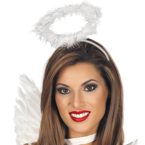 Aureola de Ángel de color Blanco para Adulto