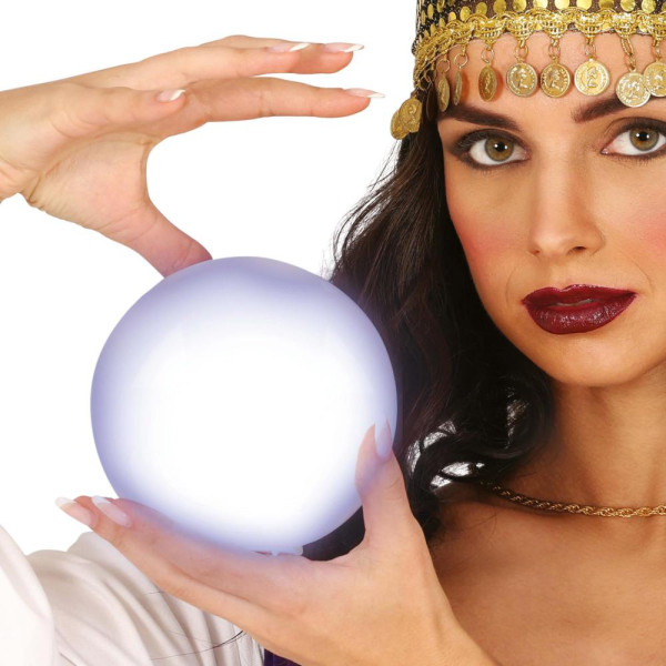 Bola de Pitonisa de 12 Centímetros con Luz