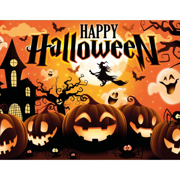 Banner de Halloween de 220 x 150 Centímetros
