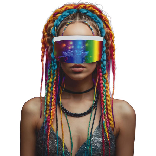 Gafas de Futurista Espejo para Adulto