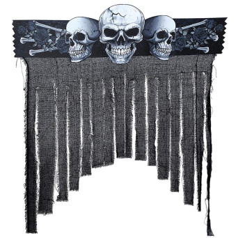 Cortina de Calavera de 90 x 30 Centímetros