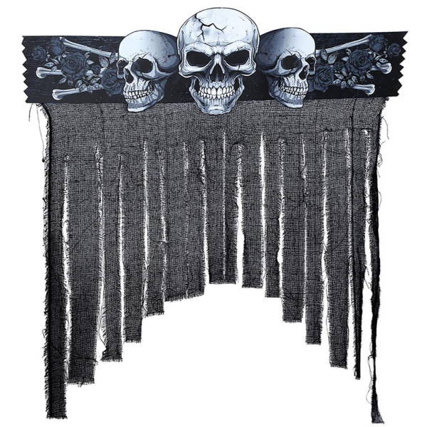 Cortina de Calavera de 90 x 30 Centímetros