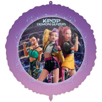 Globo Foil de K-Pop Demon Hunters de 46 Centímetros