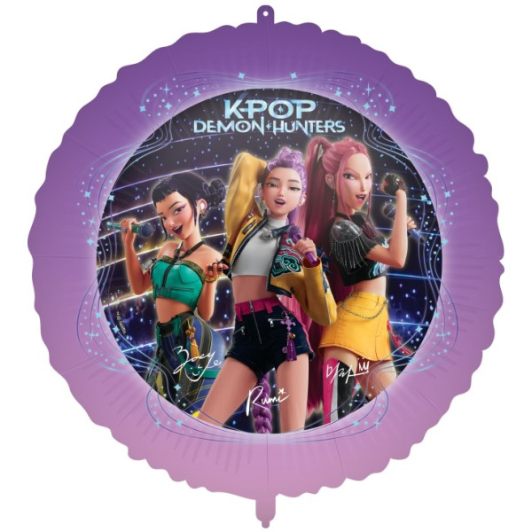Globo Foil de K-Pop Demon Hunters de 46 Centímetros