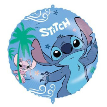 Globo Foil de Stitch y Ángel de 46 Centímetros