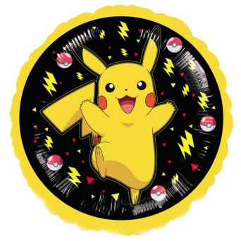 Globo Foil de Pikachu Pokémon de 43 Centímetros