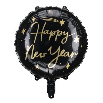 Globo Foil de Happy New Year de 45 Centímetros