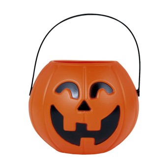 Cesta Calabaza de color Naranja de 9 Centímetros