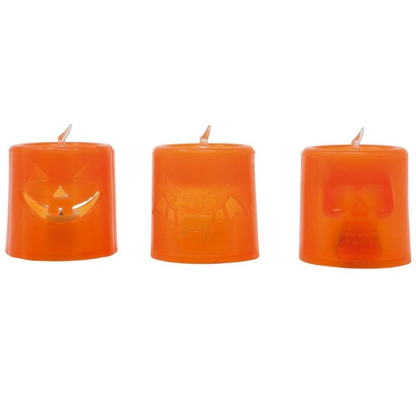 Vela de Halloween de 4,5 Centímetros con Luz Varios Modelos