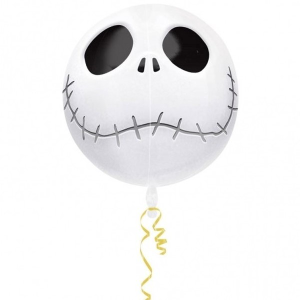 Globo Foil de Esqueleto Jack de 38 x 40 Centímetros