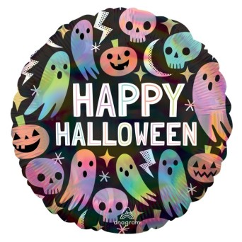 Globo Foil de Happy Halloween de 43 Centímetros