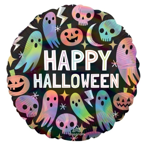 Globo Foil de Happy Halloween de 43 Centímetros