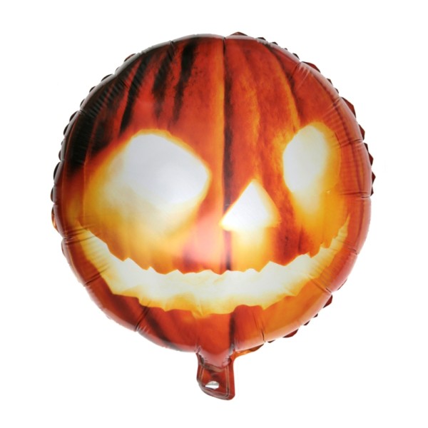 Globo Foil de Calabaza Siniestra de 45 Centímetros
