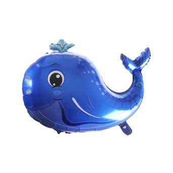 Globo Foil de Ballena de 69 x 60 Centímetros