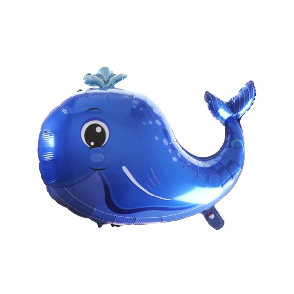 Globo Foil de Ballena de 69 x 60 Centímetros