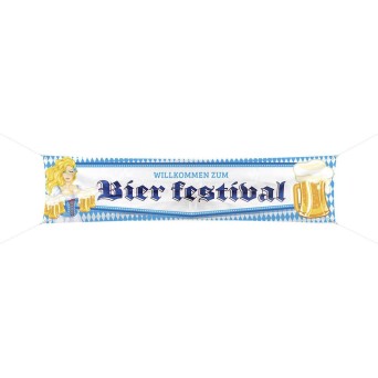  Banner de Oktoberfest de 40 x 180 Centímetros