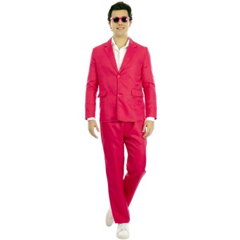 Traje de color Rosa Neón para Adulto