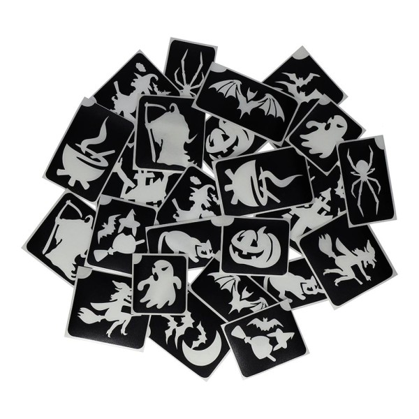 Plantilla de Tatuaje Halloween 24 Unidades de Superstar
