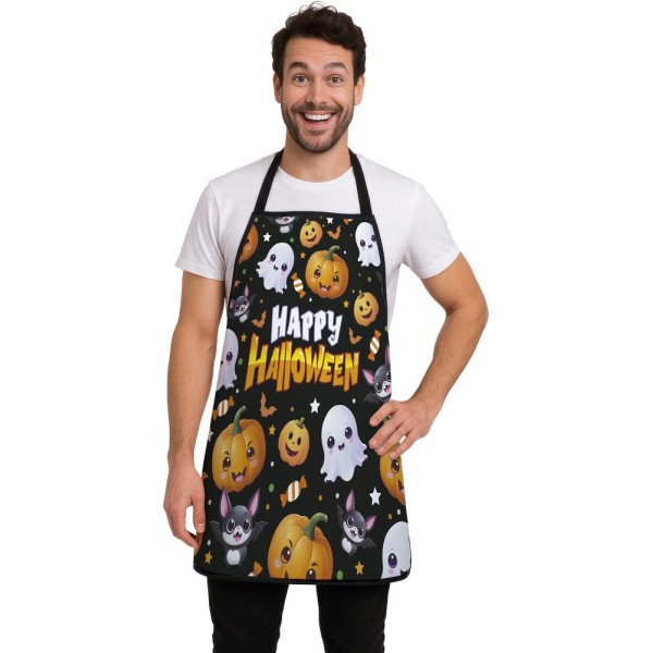 Delantal de Happy Halloween para Adulto