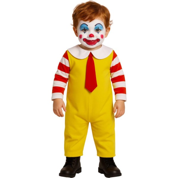 Disfraz de Payaso Hamburguesa para Bebé