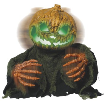 Muñeco de Calabaza de 50 Centímetros con Luz, Sonido y Movimiento