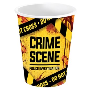 Vaso de Crime Scene 6 Unidades de 240 Mililitros