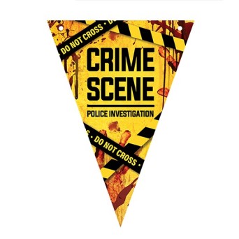 Guirnalda de Banderines de Crime Scene de 3 Metros