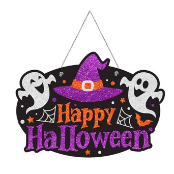 Letrero de Happy Halloween de 37 x 27 Centímetros