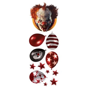 Decoración de Pared Adhesiva Payaso de 70 x 25 Centímetros