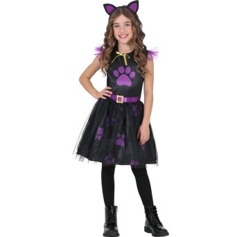 Disfraz de Gato Púrpura Infantil