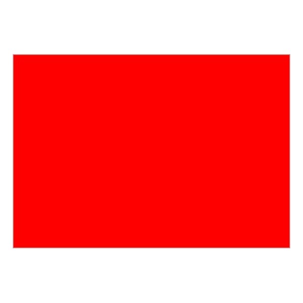 Bandera de color Rojo de Poliéster Microperforada Reforzada