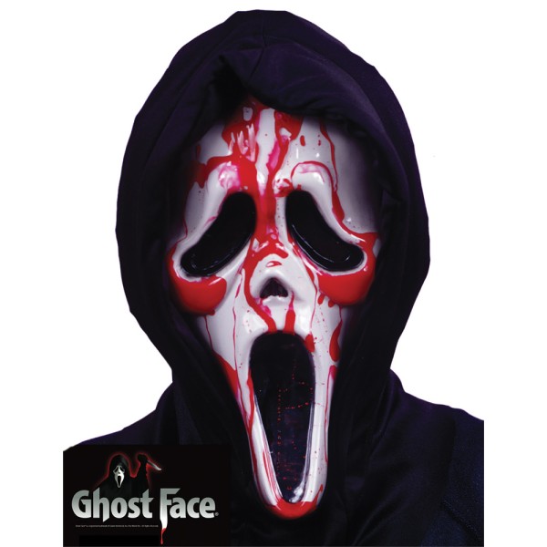 Máscara de Ghost Face Sangrante para Adulto