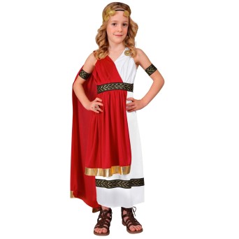 Disfraz de Emperatriz Romana Infantil