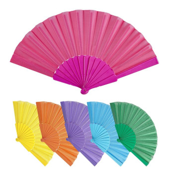 Abanico de Tela de 23 Centímetros Varios colores